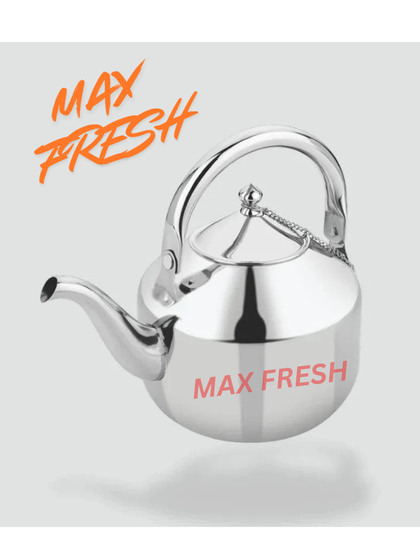 MAXFresh Authentic Indian Chai Kettle (Stainless Steel)