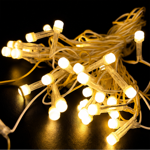 11M Warm White String Light 36 Bulb (8mm) (Print 15M) ✨