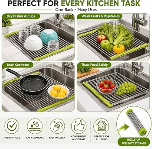 Steel Kitchen Drainer Rack - Image 2