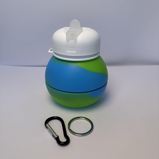 Silicone Foldable Sports Water Bottle - Image 2