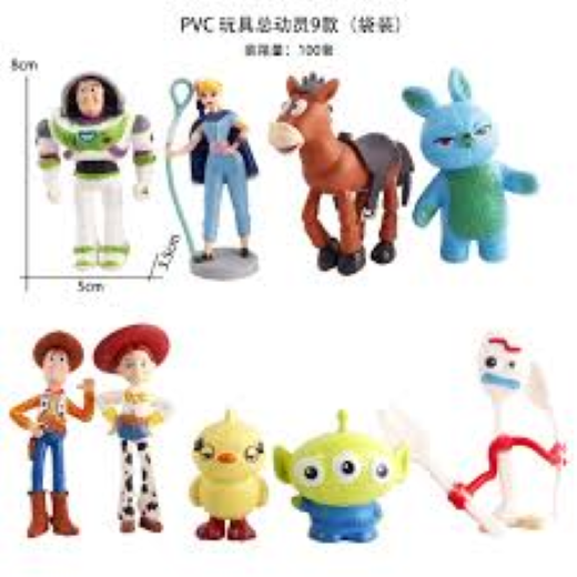 Toy story set of 9 Action fiqure