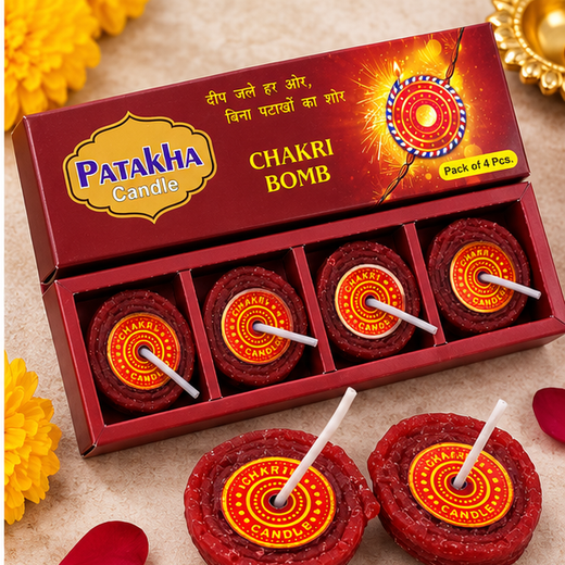 Chakri Patakha Candle (Pack of 4) 🧨