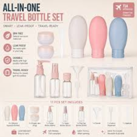 11PCS Travel Bottle - Image 2