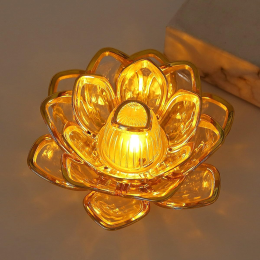 Lotus LED Tea Light Candles (Pack of 1)