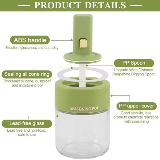 Spice Jar with Spoon - Image 2