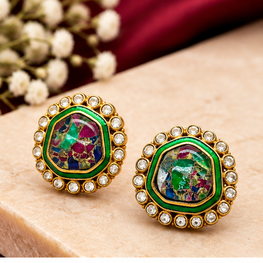 Meenakari Stud - Image 2