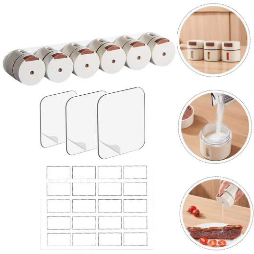 6 PCS Magnetic Spice Dispenser - Image 2