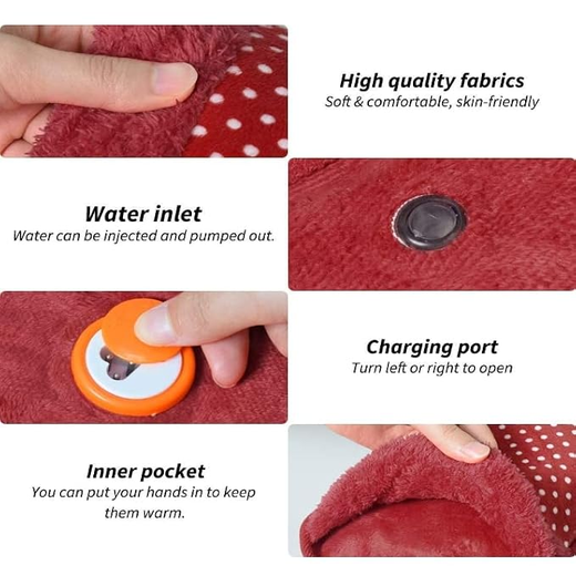 Velvet Hot Water Bag - Image 3