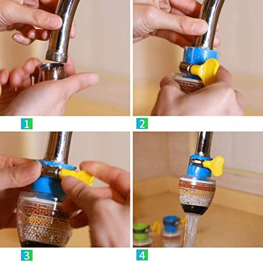 Water Clean Purifier Filter Cartridge Tap (Pack of 3) - Image 4