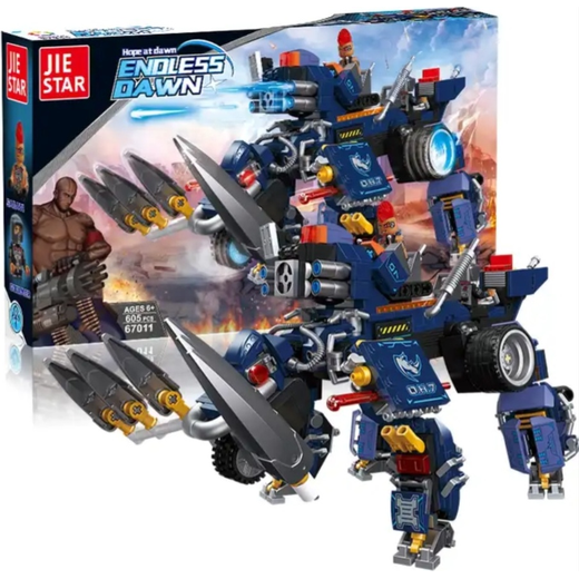 Endless Dawn Monster Explosion Building Block Toy Set (67011) (605pcs) - Image 3
