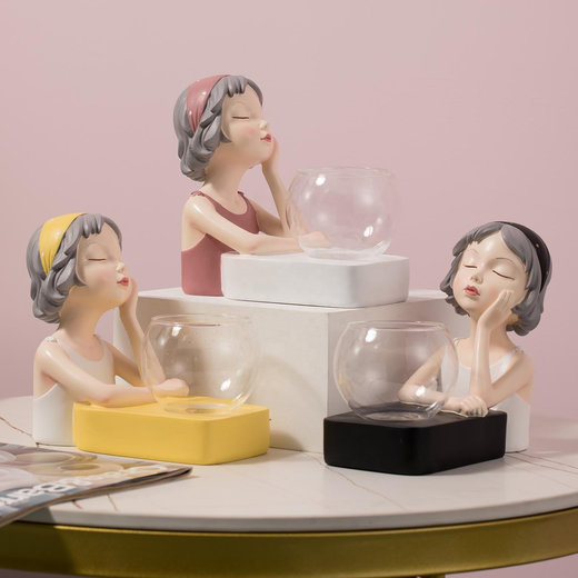 Ceramic Lighting Glass With Girl Gift Set - Image 2