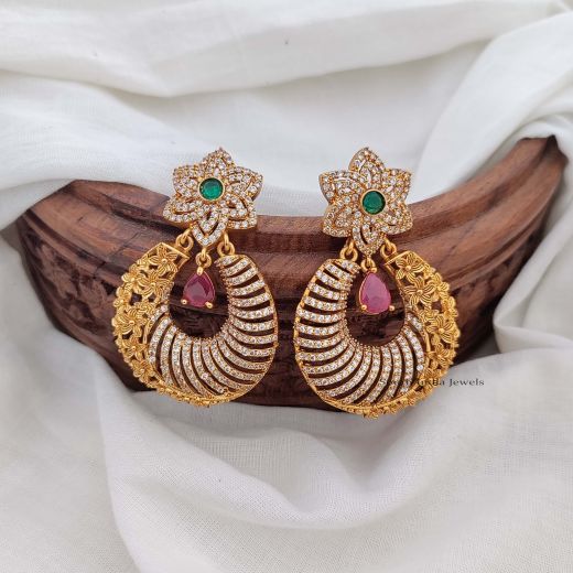 Sparkling American Diamond Stone Earring
