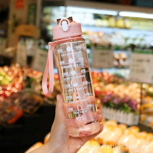 1L Transparent Sipper Bottle (Imported)