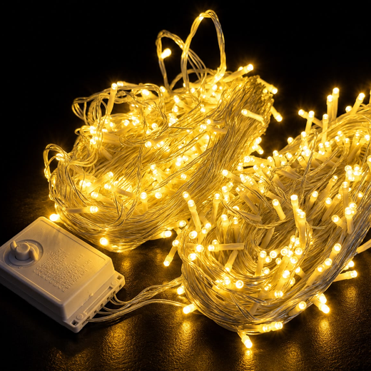85M Pixel Golden String Light (400/360 Bulb) (5 MM) (Print: 100M) ✨ - Image 2