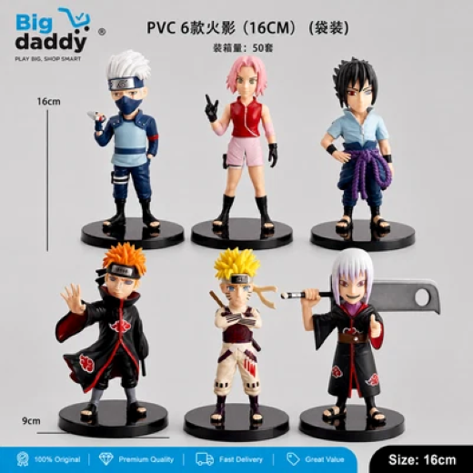 Natuto / kakashi happy Family set of 6