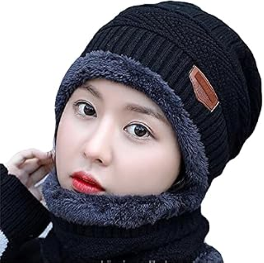 Woolen Cap With Muffler - Image 4