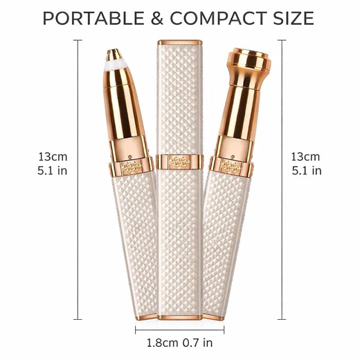 Diamond 2 in 1 Eyebrow Flawless Trimmer - Image 3