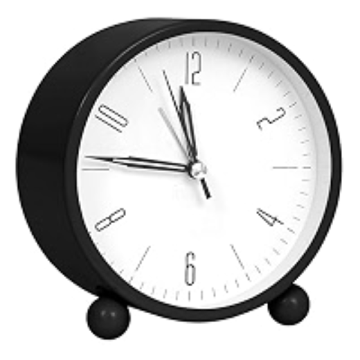 Round Black Clock - Image 3