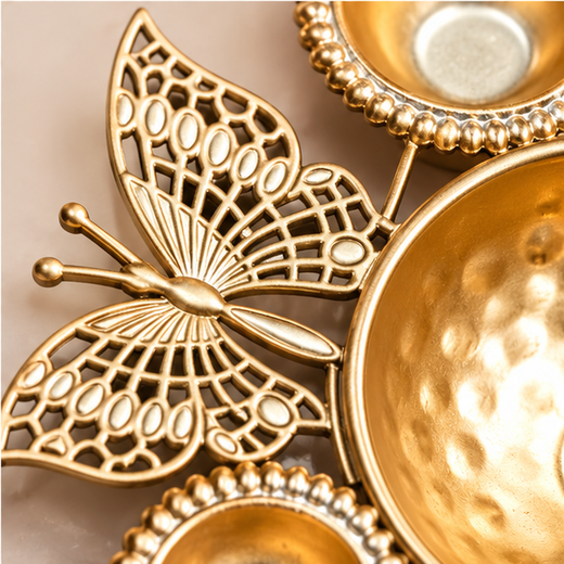 Small Size Butterfly Design Urli (6.4 Inch) 🦋 - Image 4