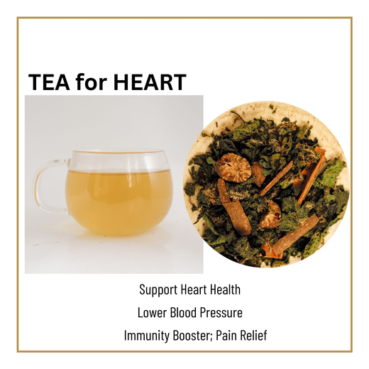 MENCHA - Heart Tea Tin 50gr - Caffeine Free - Himalayan Herbal Blend for Support Heart Health | Help for High Blood Pressure | Antioxidant - Image 2