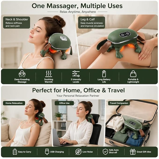 Wireless Neck & Shoulder Massager with Heat - Image 3