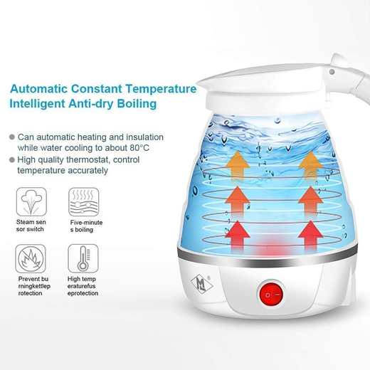 Silicone Kettle Foldable Collapsible Kettle - Image 4