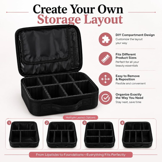 Black Makeup Box - Image 3