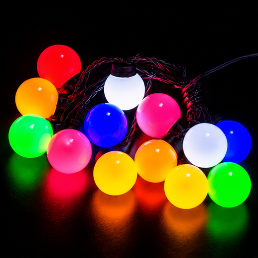 Big Magic Ball Multicolour String Light (14 Bulb) ✨