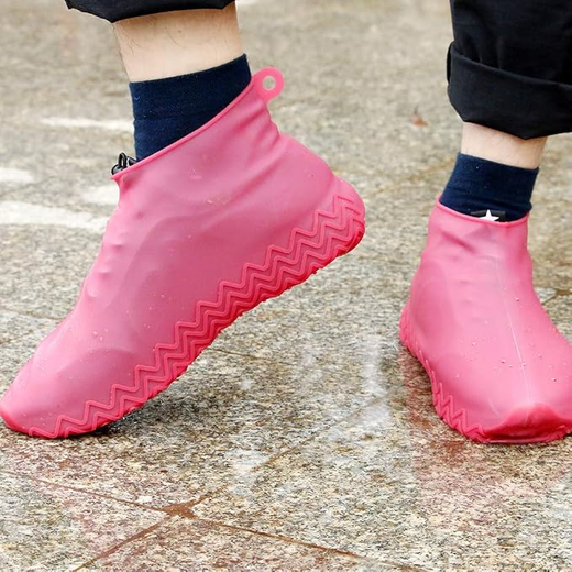 Silicone Shoe Cover(M Size) Pack of 2 Pairs
