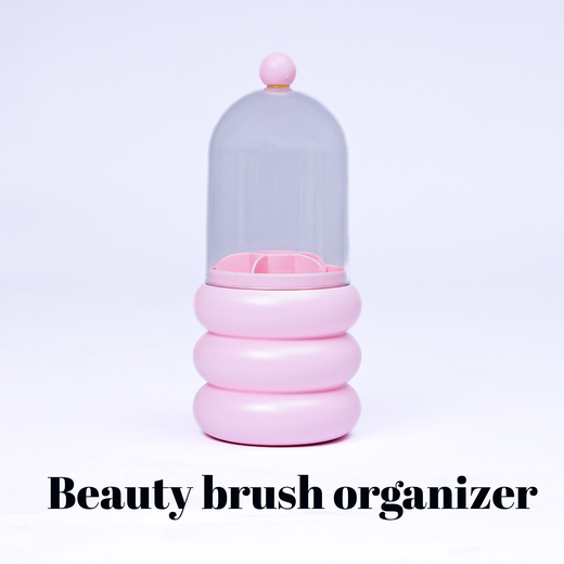Makeup Brush Organizer with Lid