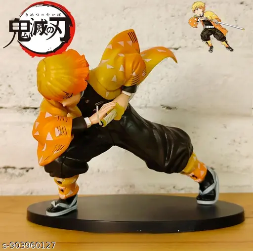 Zenitsu Agatsuma Attack Pose Anime Figure - Image 3