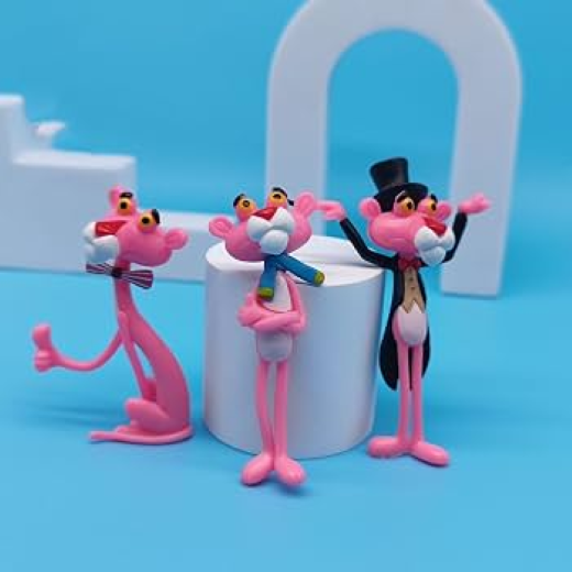 Mini pink panther set of 6 ( Pack of 3 ) Net price - 90 rs - Image 3
