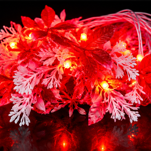 32 Bulb Red Light Patta String Light ✨ - Image 2