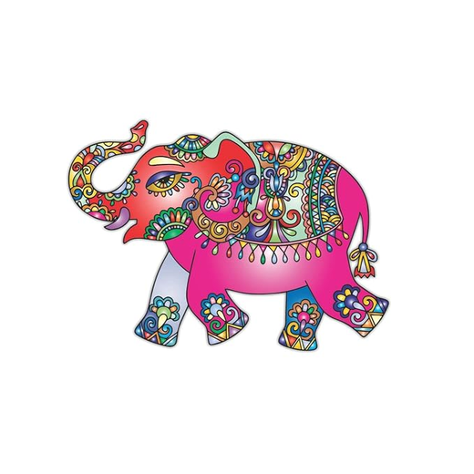 Elephant Design Double Side Light Board (Size: 14 Inch) ✨ - Image 4
