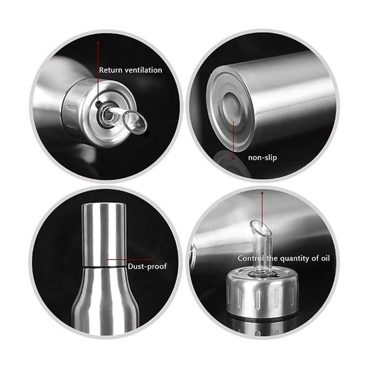 1000ML Steel Oil Dispenser  Bottle (Oil Pot) - Image 3