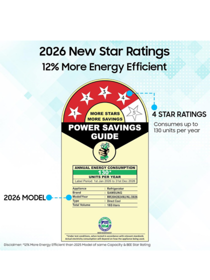 Samsung 4 Star Direct Cool Refrigerator - Image 2