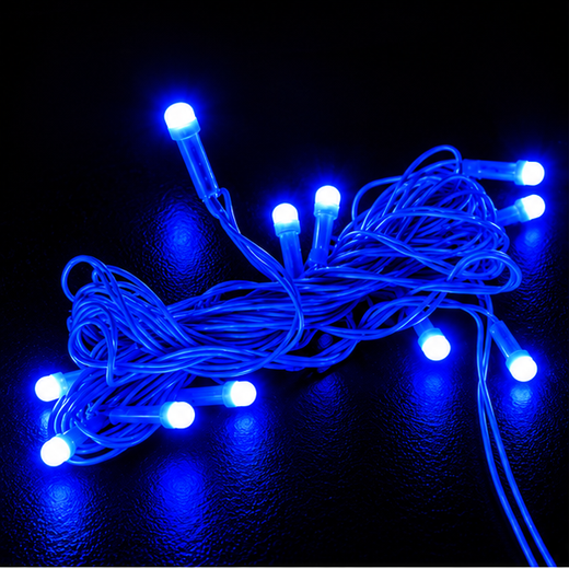 7M Pixel Blue String Light (18 Bulb) (5 MM) (Print 10M) ✨