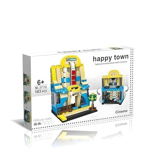 Happy Town Blocks (163 PCS)