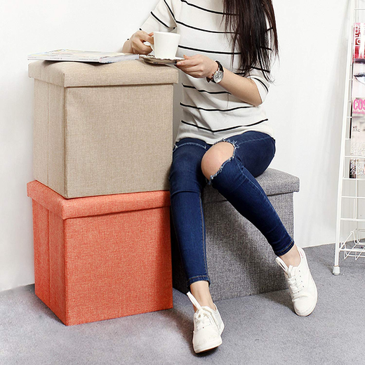 Cube Stool Seating Stool Sitting Storage Stool - Image 4