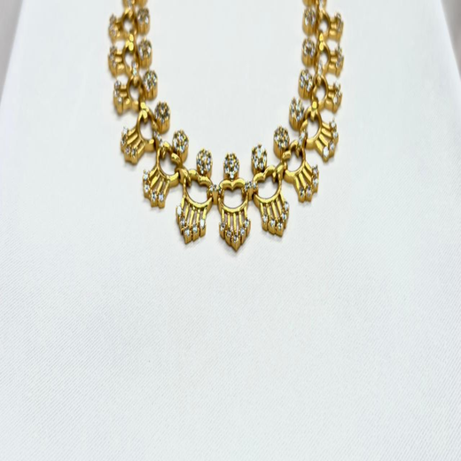 Gold Short Necklace - Image 2