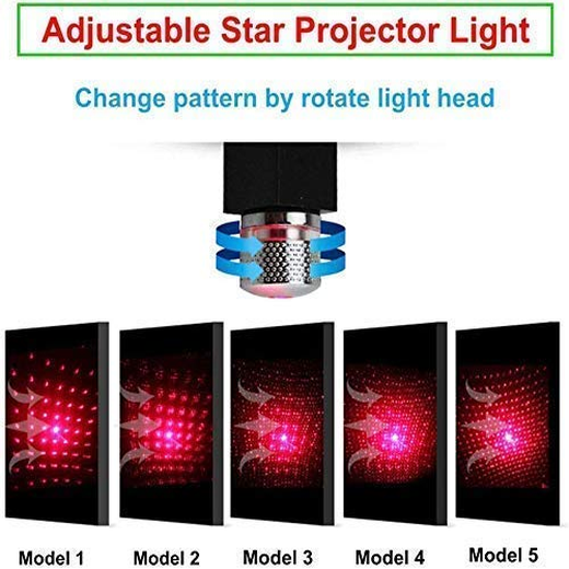 USB LED Car Projector Decorative Night Light - Image 3