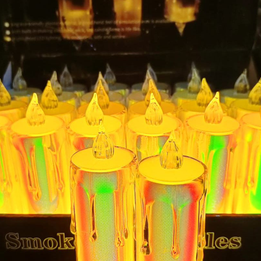 Rainbow LED Candle (13cm) (12 Piece Box) 🌈🕯️ - Image 3