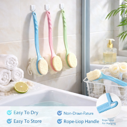 HEAVY 2 IN 1 BATH BODY BRUSH - Image 4