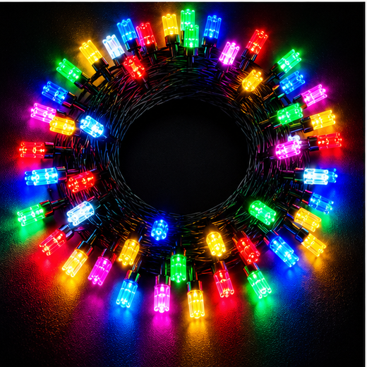 80M Fan Design Multicolour String Light (400 Bulb) (Print: 115M) ✨ - Image 3