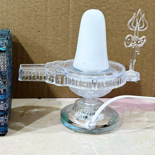 Crystal Multicolour Amaranth Ji Shivling 🔱 - Image 4
