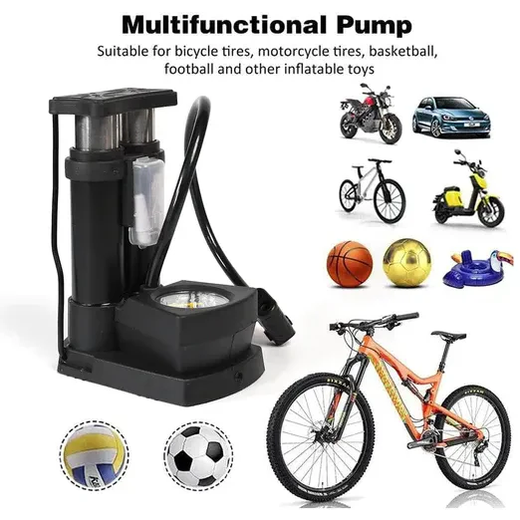 Double Cylinder Foot Pump - Image 2