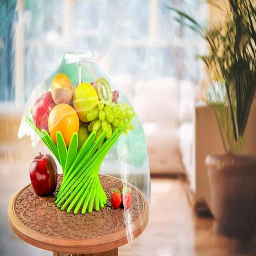 Multi Purpose Twisted Foldable Fruit Vegetable Net Bowl - Image 2