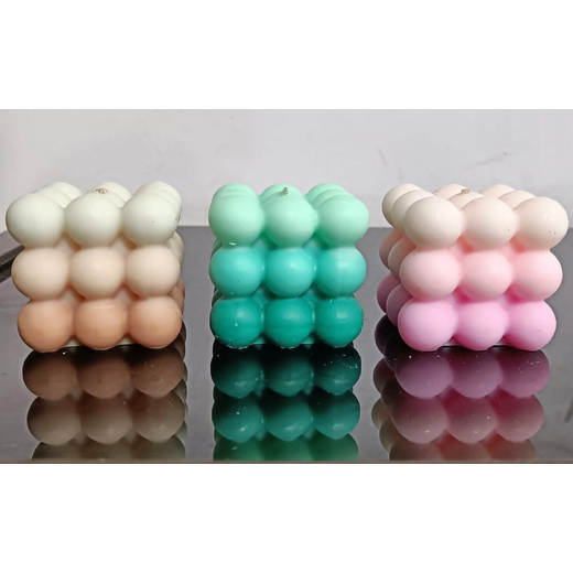 Multicolour Scented Bubble Candles 🕯️- (1 Piece)