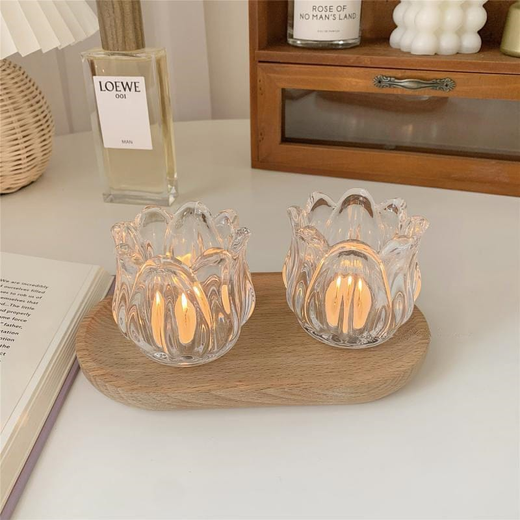 Crystal Flower Design LED Candle 🌺🕯️- (12 Piece Set) - Image 3