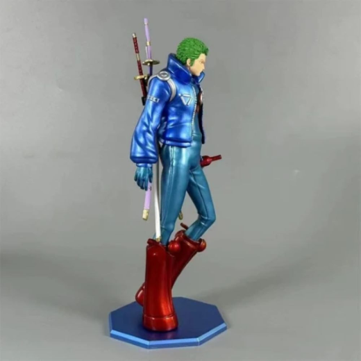 Zoro Masiah Silver jacket blue pants - Image 3